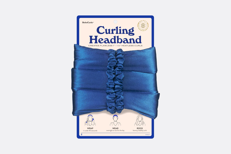 Curling Headband - Cobalt